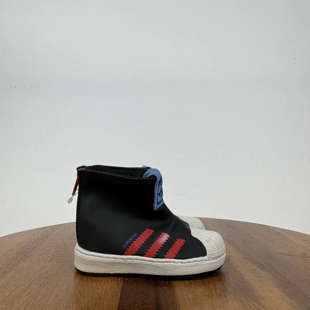 Little Kids‎ Adidas Superstar 360 Rain Boot Infant Black Bright Red Boots Size 5